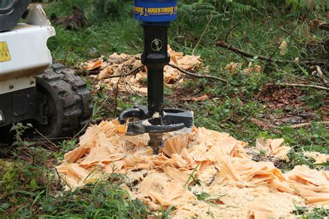 stump planing auger